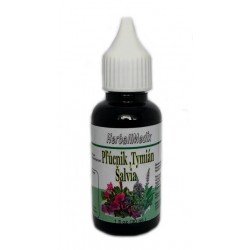 Plucnik  - Tymian - Salvia -  tinktura,kvapky 30ml